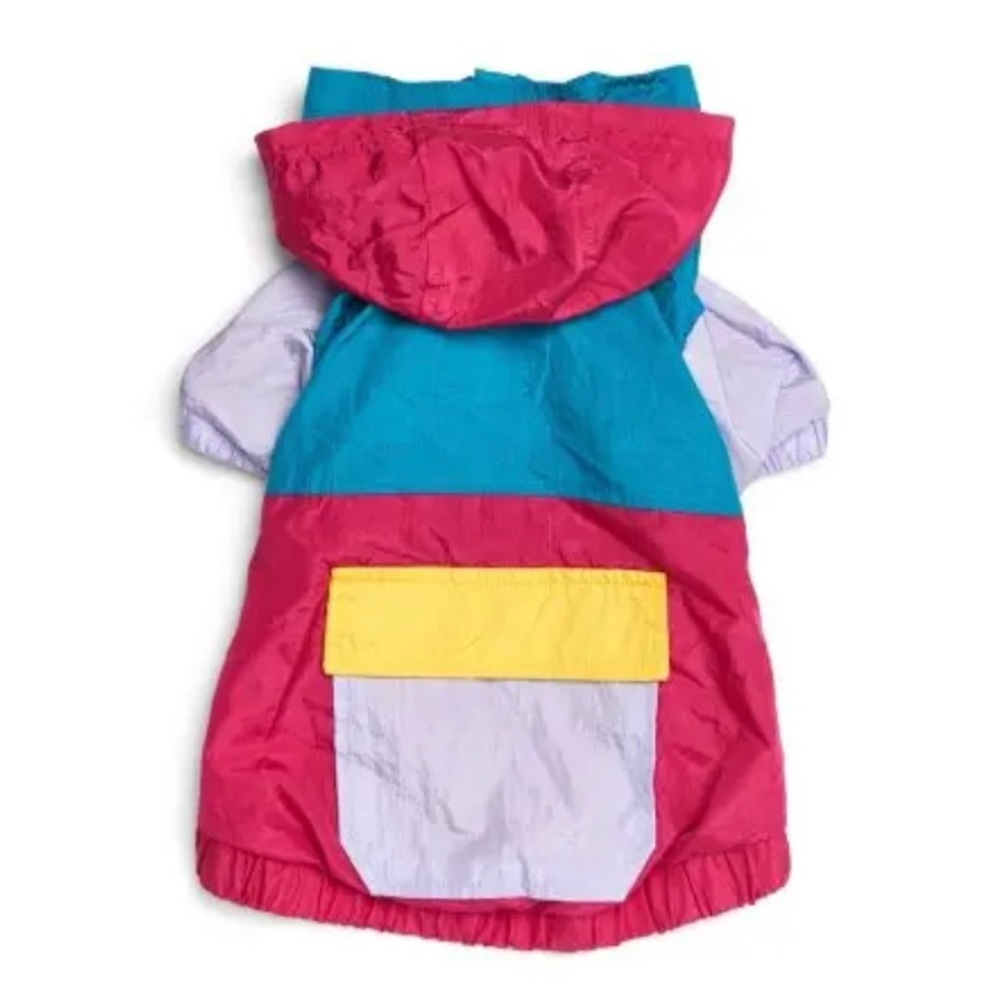 ISO Youly Throwback Nylon Pink Colorblock Jacket